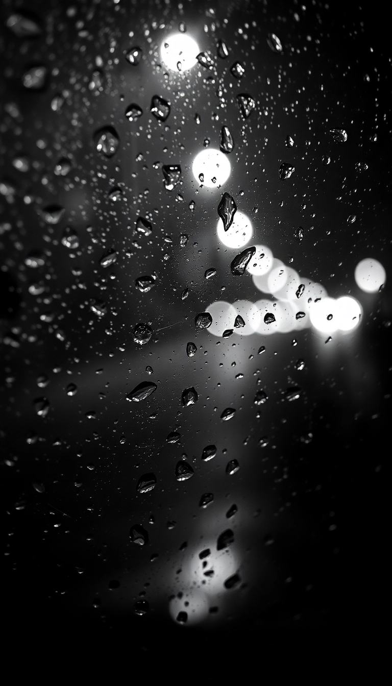 iPhone Classy AI Night Car Rain Aesthetic Wallpaper